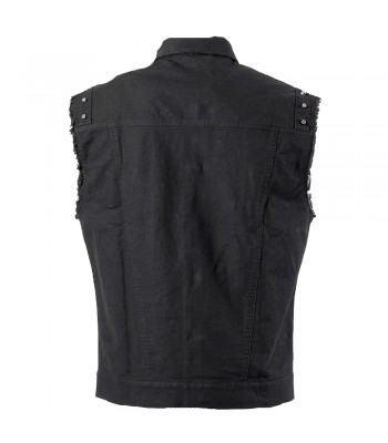 Men Rock Vest With Metal Buttons and Studs 